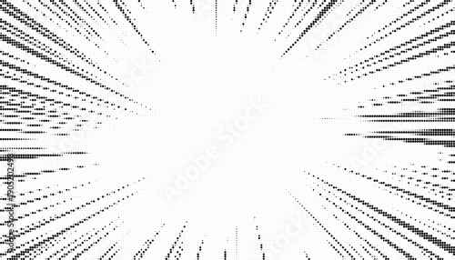 Halftone frame background with abstract grunge dot texture pattern for borders posters layouts editorial graphics and creative design applications