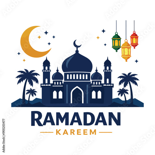 Photography Ramadan Kareem  vector background
