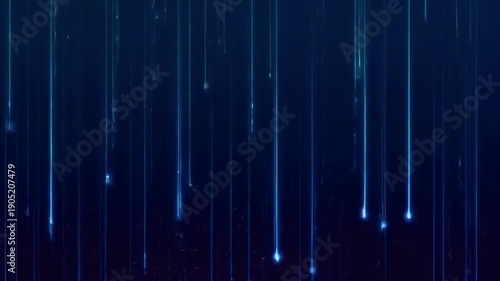 幻想的に輝くエメラルドとパープルの光の粒子背景素材