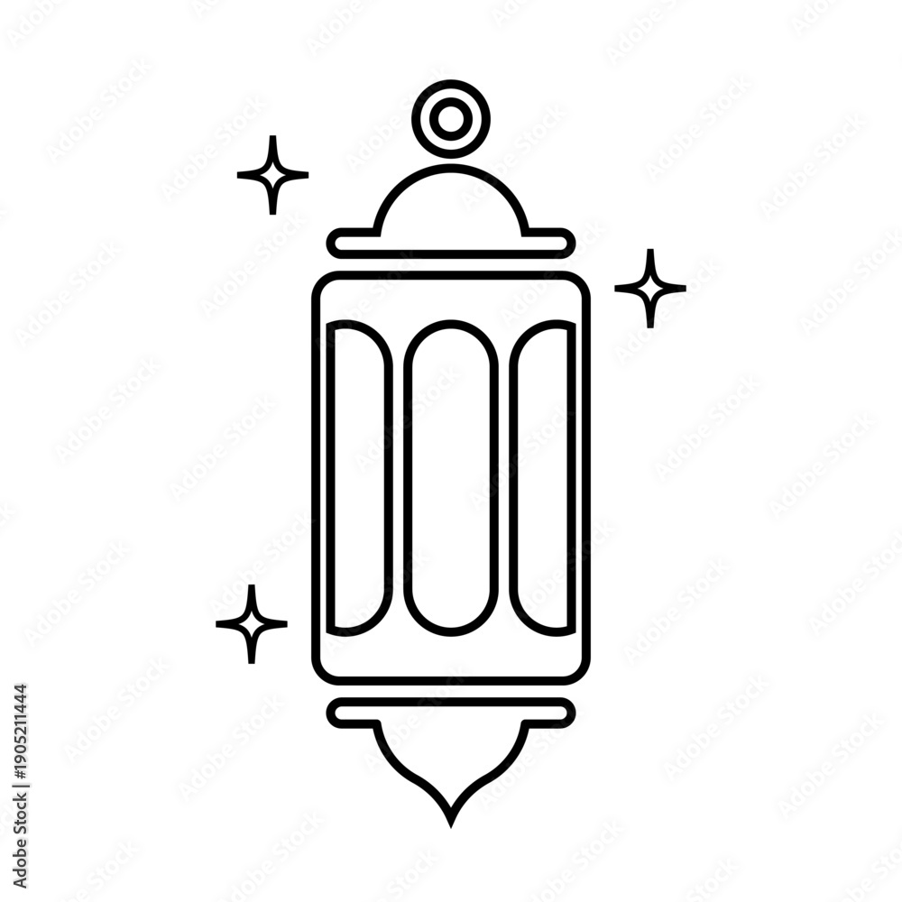 Fototapeta premium latern icon