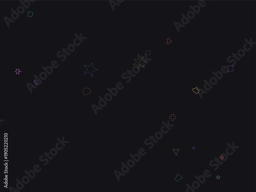 Hand-drawn sketchy constellation icons with stars, moon, and celestial symbols on dark background in minimalist line art style