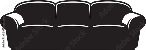 black and white armchair