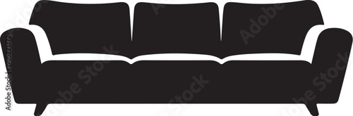 black leather armchair isolated