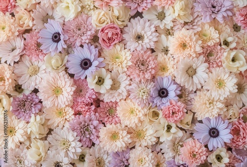 画面いっぱいの春の花