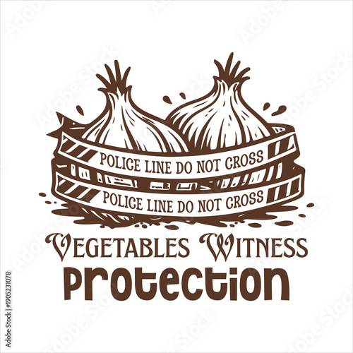 Vegetables witness protection T-shirt Design, Sarcastic Cutting Board Art, Funny Kitchen Engraving, Laser Cutting Board Design, Cute Kitchen Quote ClipArt