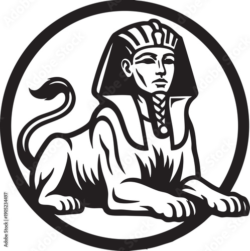 The majestic Sphinx stands guard, a symbol of ancient mystery and enduring legacy. Carved with precise detail, it represents history and the secrets of time.