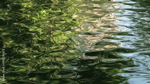 Blue Water Ripple Reflection
