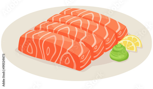 Salmon With Wasabi