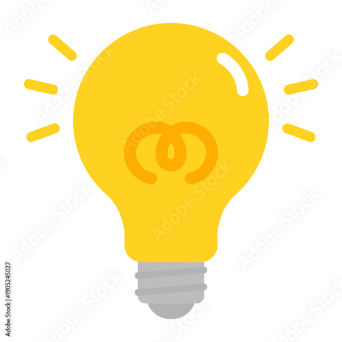 電球マークのアイコンイラスト
