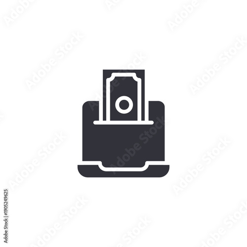 Office building or headquarters icon representing corporate structure, startup workspace, and professional environment.