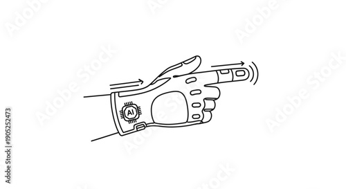 This customer support headset illustration represents communication, assistance, and professional customer service in a clear and modern visual style. The artwork shows a headset with microphone, symb