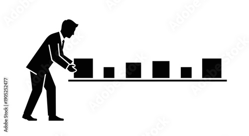 This document file line illustration represents digital files, documentation, and information management in a clean and modern visual format. The artwork is ideal for office software, document managem