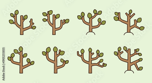 Set of virtual reality headsets and VR glasses icons in modern flat design.