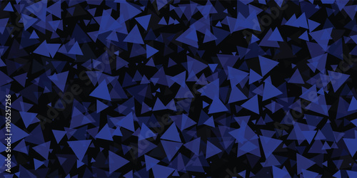 Abstract tech background with triangular mesh pattern, 3D polygon structure, digital futuristic style, glowing edges