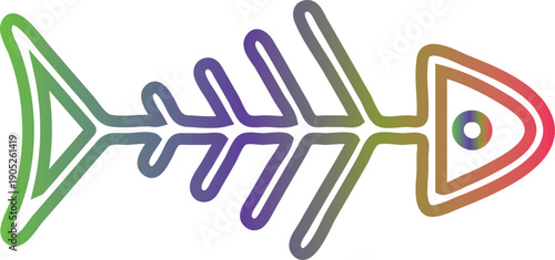 A colorful paper clip vector symbol for business and school office equipment featuring red, blue, and green metal objects isolated on a white background to celebrate a happy new year 2013