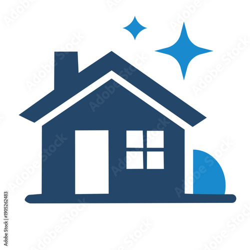 Clean house icon　きれいな家のアイコン