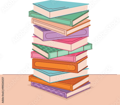 stack of books