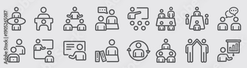 meeting training icon