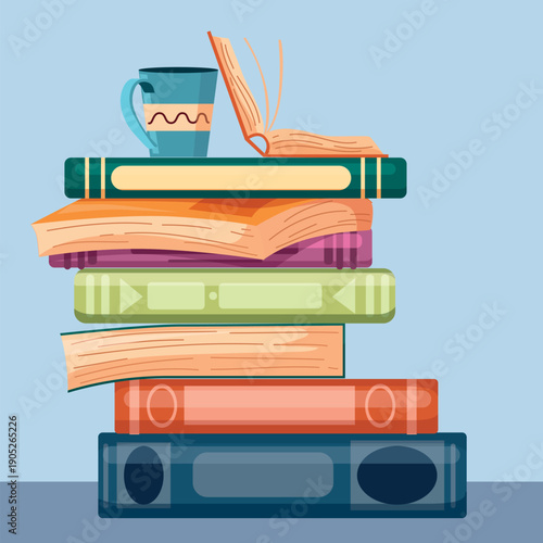stack of books