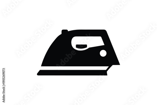 Iron for clothes icon, household appliance, laundry tool, ironing device, garment care, cleaning