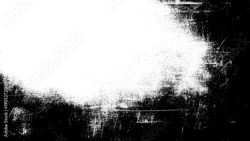 Black grainy texture isolated on white background. cosmic background wall background aquarelle painted spit on wall spray paint surface. 