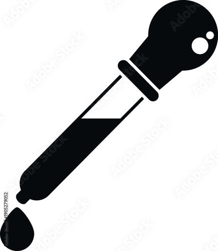 Pipette drawing liquid for medical or chemistry experiments