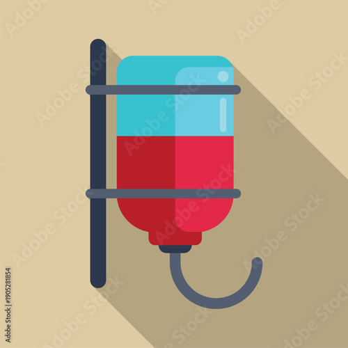 Blood bag providing intravenous transfusion or donation in a hospital setting