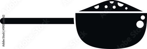 Scoop holding powder, representing nutrition and sport supplement intake