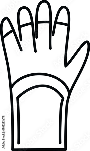 Goalkeeper glove protecting a hand, representing sport equipment and safety