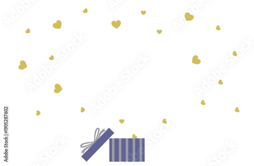 ハートが飛び出すプレゼントフレーム