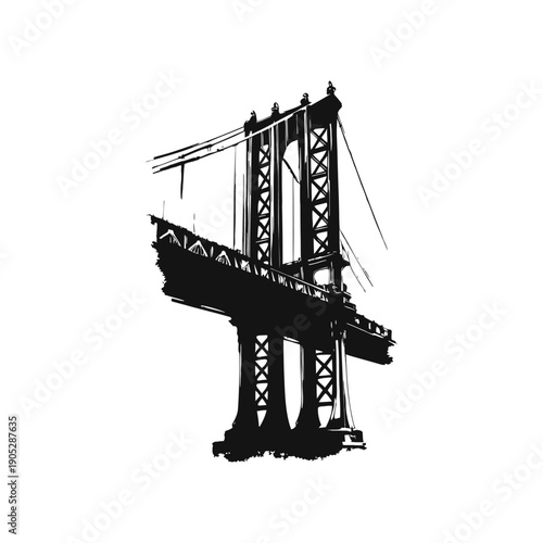 Black and white horror illustration of a human peering through a torn surface gripping vintage style vector art