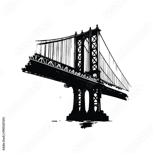 Black and white horror illustration of a human peering through a torn surface gripping vintage style vector art