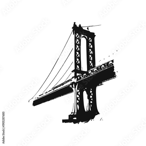 Black and white horror illustration of a human peering through a torn surface gripping vintage style vector art