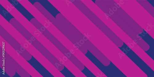 Vibrant abstract pattern featuring overlapping diagonal stripes in shades of purple, magenta, and blue, creating a dynamic visual effect.