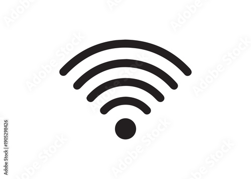 Wifi wireless internet signal Icon