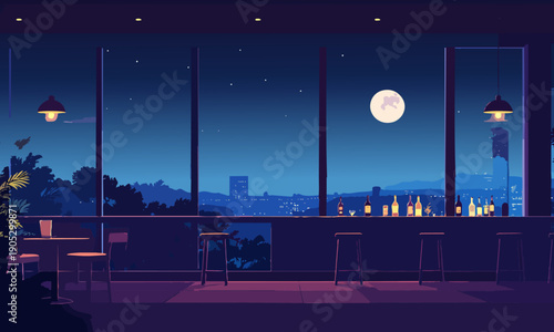 風景【夜景の見えるBAR】