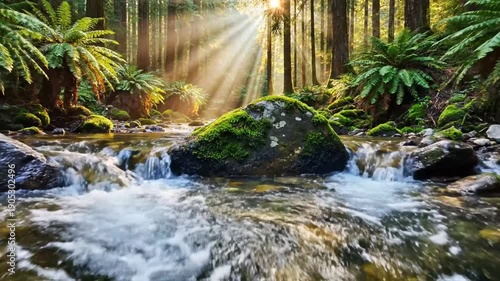 stream in the forest