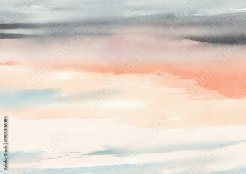 Abstract watercolor background, creating a calm and dreamy atmosphere for design and creative use. vector