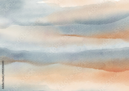 Abstract watercolor background, creating a calm and dreamy atmosphere for design and creative use. vector