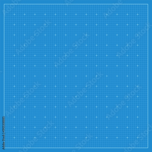Blueprint background vector illustration. Blue lined architecture backdrop.