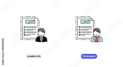 Business report analysis with professional presentation