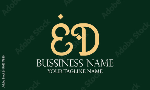 ED E ed initial logo | initial based abstract modern minimal creative logo, vector template image. luxury logotype logo, real estate homie logo. typography logo. initials logo
