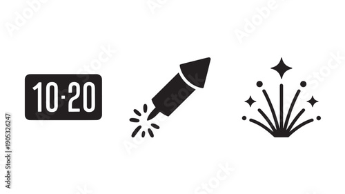 Vector Illustration Of Rocket Launch Countdown For Business Growth And Success Concept