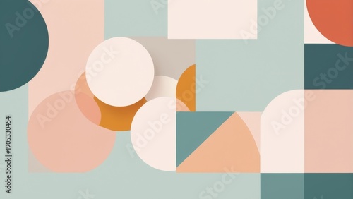 Modern Abstract Background Collection with Smooth Gradients, Organic Shapes and Minimal Design, gen ai