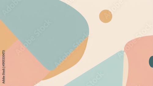 Modern Abstract Background Collection with Smooth Gradients, Organic Shapes and Minimal Design, gen ai