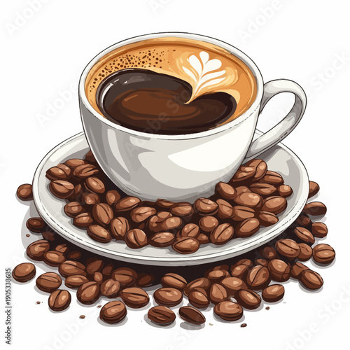 Delicious Coffe Drink design