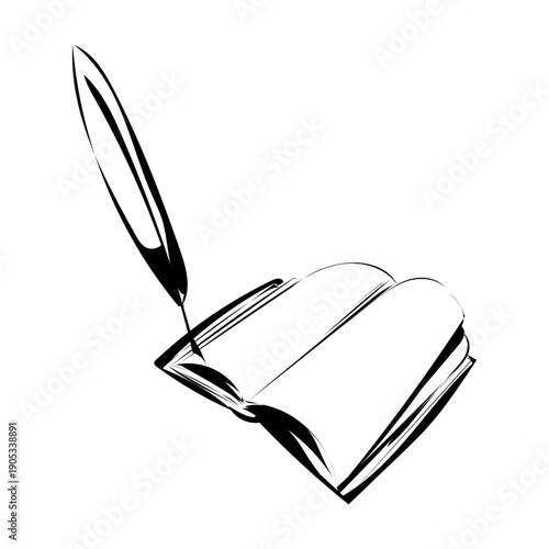 In ein Buch schreiben