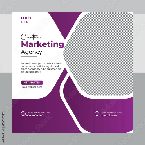 New Creative Marketing Social Media Design