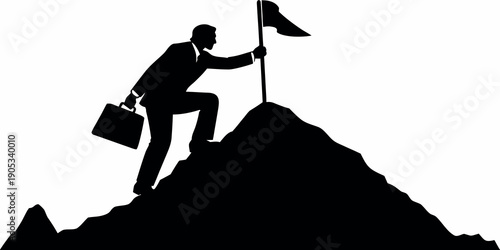 Business Achievement and Leadership Silhouettes