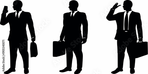 Business Success and Leadership Silhouette Bundle